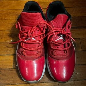 Red JORDANS Athletic Sneakers